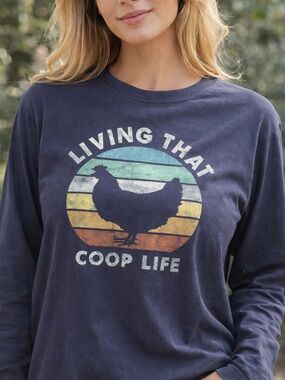 Lost Creek Outfitters Living That Coop Life long sleeve T-shirt